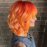 Creative Hair Color with a Shattered Bob