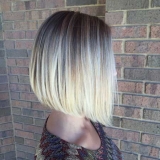 Blonde Balayage with a Classic Bob