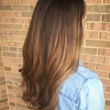 Caramel Balayage with Long Layers