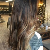 Caramel Balayage with Long Layers