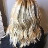 Blonde Balayage with a Mid Length Cut