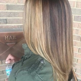 Caramel Balayage with Long Layers