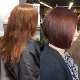 Rich Red with a Classic Bob