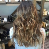 Caramel Balayage with Long Layers