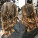 Caramel Balayage with Long Layers