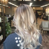 Vanilla Blonde Balayage with Long Layers