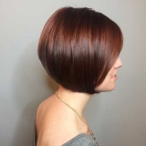 All Over Color with Tone on Tone Highlights and a Classic Bob