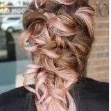 Pastel Pink and Special Occasion Hair